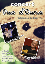DUO D'OURS AFFICHE