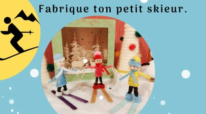 Mercredi 26 janvier | 10h30 | Perenn | Les P’tits bricol’arts : fabrique ton petit skieur