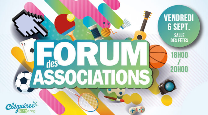 FORUM DES ASSOCIATIONS | Vendredi 6 Septembre | Salle des fêtes