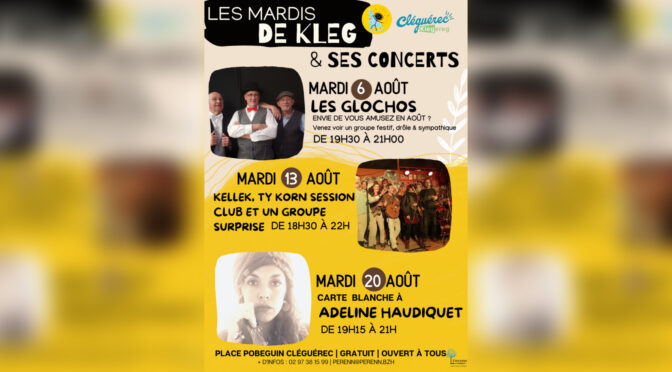 LES MARDIS DE KLEG | CONCERTS D’ETE | CLEGUEREC