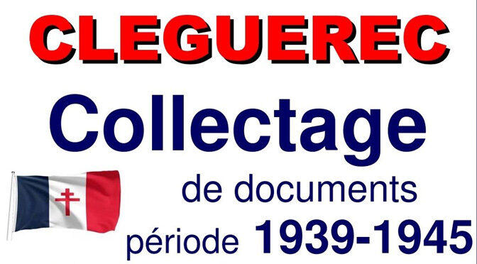 13 et 14 décembre | Collectage pour la période 39-45