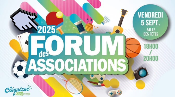 FORUM DES ASSOCIATIONS | Vendredi 5 Septembre 18h00-20h00 | Salle des fêtes