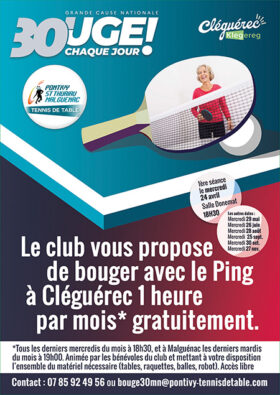Bouge30mn avec le Ping